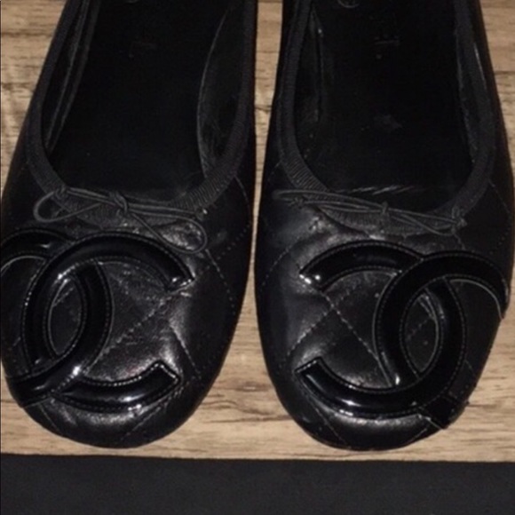 Chanel Cambon Ballet Flats Size 7.5 - Picture 4 of 8